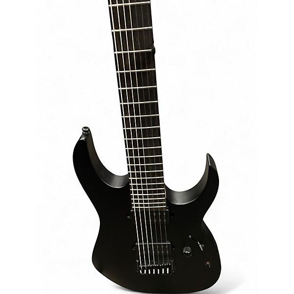 Used Ibanez RGIXL7 Black Solid Body Electric Guitar