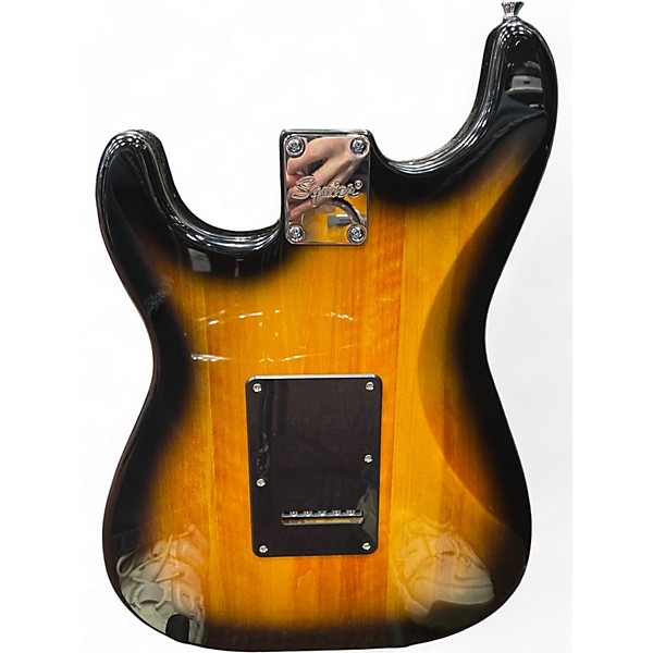 Used Squier Sonic Stratocaster HSS 2 Tone Sunburst Solid Body Electric Guitar