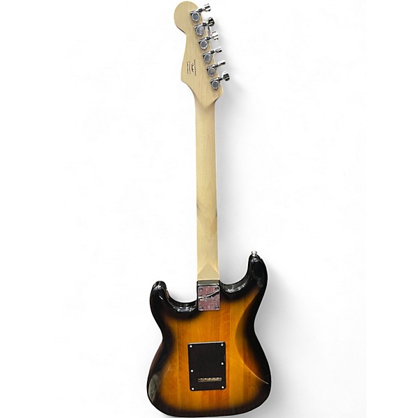 Used Squier Sonic Stratocaster HSS 2 Tone Sunburst Solid Body Electric Guitar
