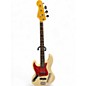 Used Fender JB-62 Left Handed Jazz Bass Olympic White Electric Bass Guitar thumbnail