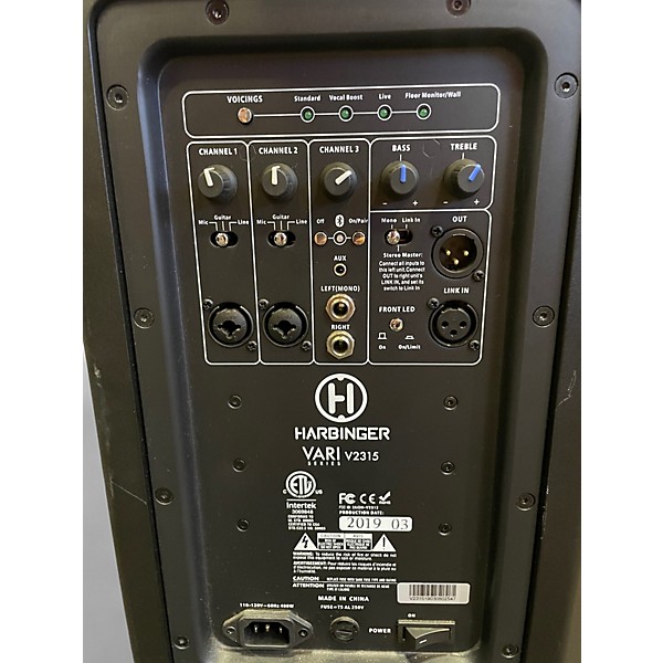 Used Harbinger VARI V2315 Powered Speaker