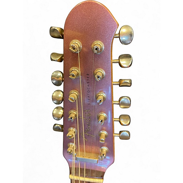 Used 2005 Fender Stratocaster XII 12-String Burgundy Mist Metallic Solid Body Electric Guitar