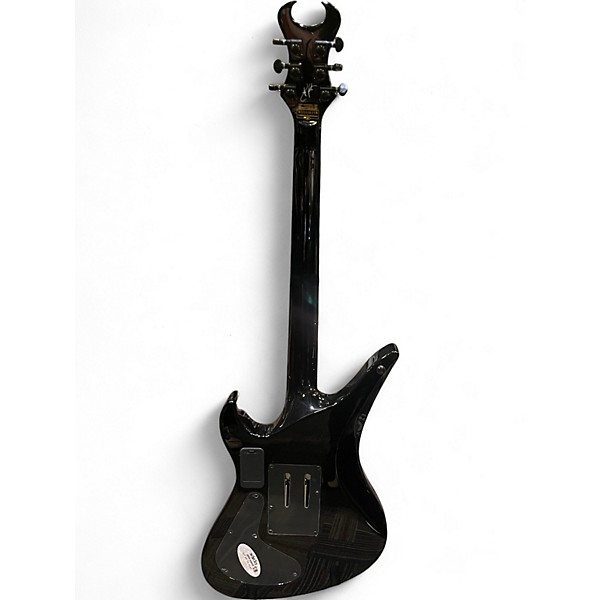 Used Schecter Guitar Research Synyster Gates Signature Custom S Black Pinstripes Solid Body Electric Guitar
