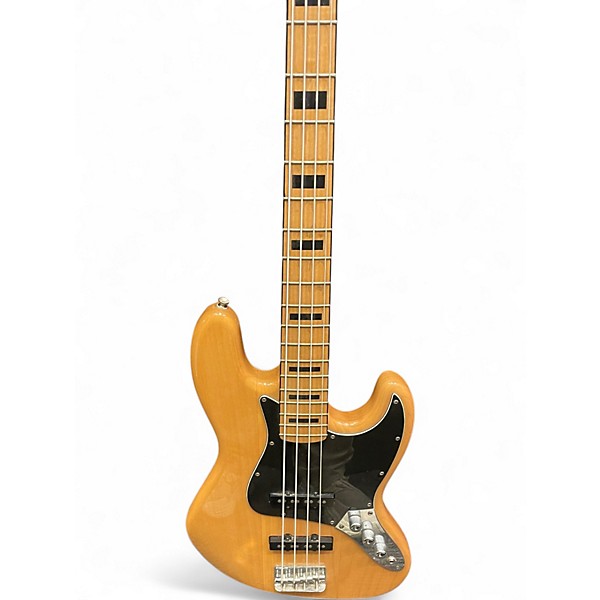 Used Squier Classic Vibe 70s Jazz Bass Natural Electric Bass Guitar
