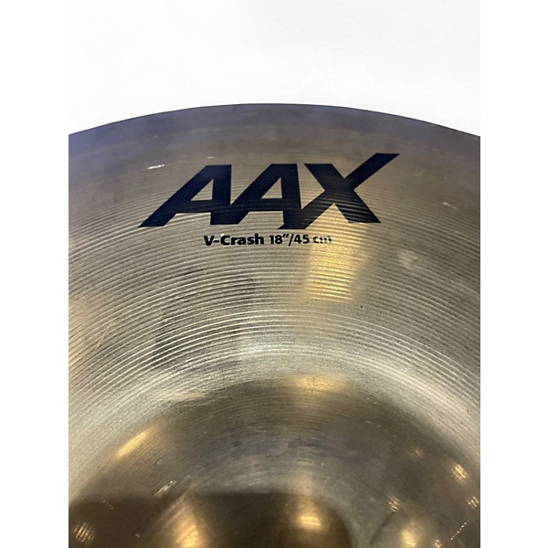 Used SABIAN 18in AAX V-Crash Cymbal
