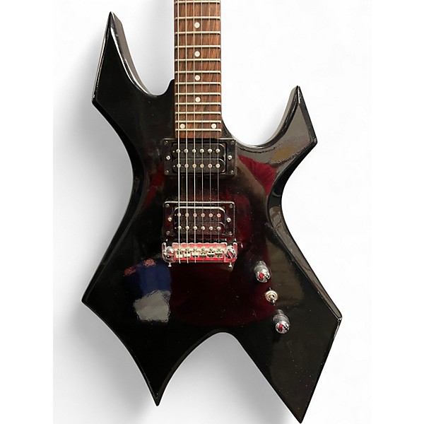 Used B.C. Rich Bronze Series Warlock Black Solid Body Electric Guitar