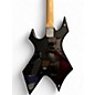 Used B.C. Rich Bronze Series Warlock Black Solid Body Electric Guitar