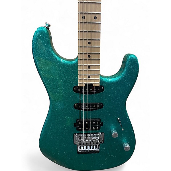 Used Charvel Pro Mod San Dimas Style 1 HSS Aqua Flake Solid Body Electric Guitar