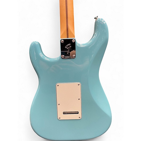 Used Fender Player II Stratocaster Aquatone Blue Solid Body Electric Guitar
