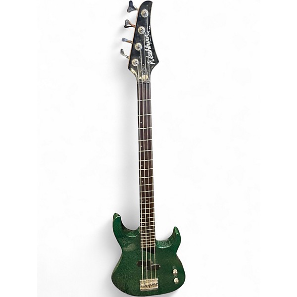Used Washburn MERCURY SERIES MB-2 Green Electric Bass Guitar