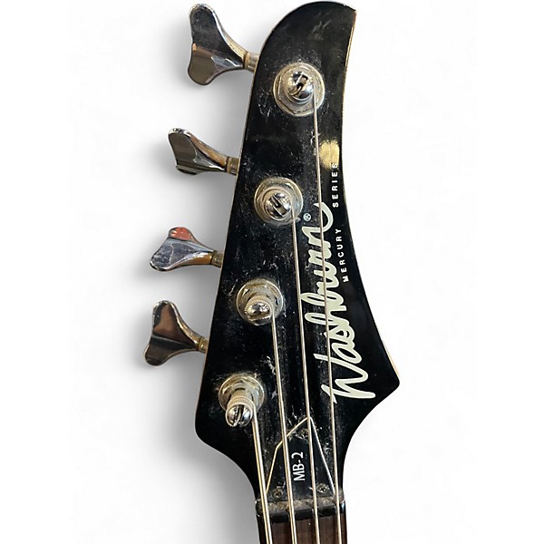 Used Washburn MERCURY SERIES MB-2 Green Electric Bass Guitar