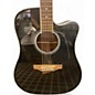 Used Takamine GD34CE Black Acoustic Electric Guitar
