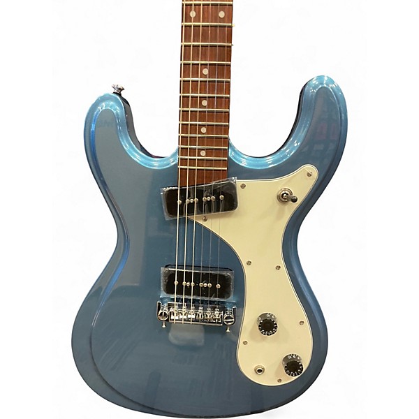 Used Harley Benton MR CLASSIC VINTAGE BLUE Solid Body Electric Guitar