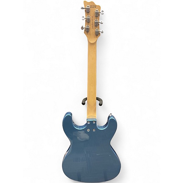 Used Harley Benton MR CLASSIC VINTAGE BLUE Solid Body Electric Guitar