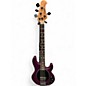 Used Sterling by Music Man Ray34 purple sparkle Electric Bass Guitar