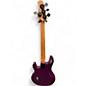 Used Sterling by Music Man Ray34 purple sparkle Electric Bass Guitar