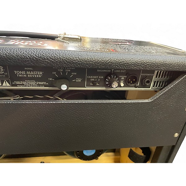 Used Fender Tone Master Twin Reverb 100W 2x12 Guitar Combo Amp