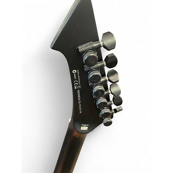 Used ESP LTD James Hetfield Snakebyte Black Solid Body Electric Guitar