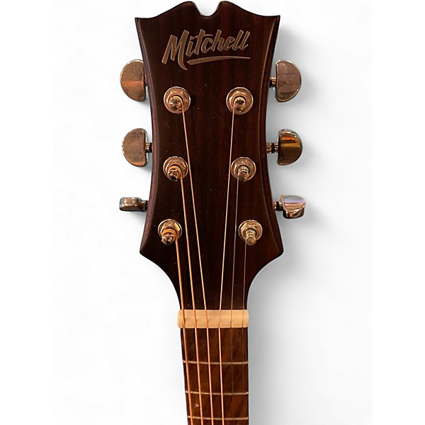 Used Mitchell T333CE Worn Brown Acoustic Electric Guitar