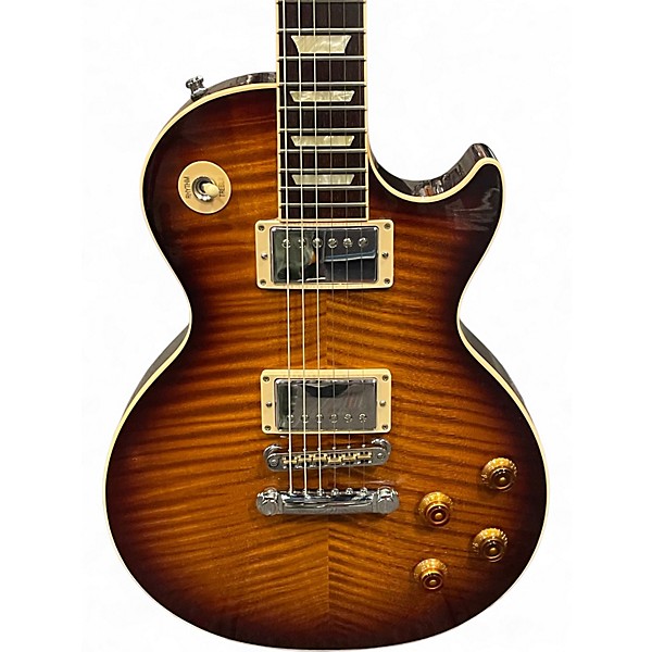 Used Gibson Les Paul Standard Premium Plus 1960S Neck 4A TIGER BURST Solid Body Electric Guitar