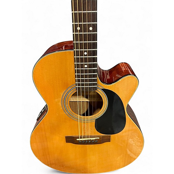 Used Jasmine es-44c Natural Acoustic Electric Guitar