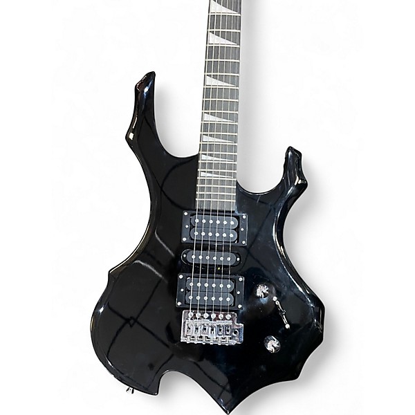 Used Glarry BC Black Solid Body Electric Guitar