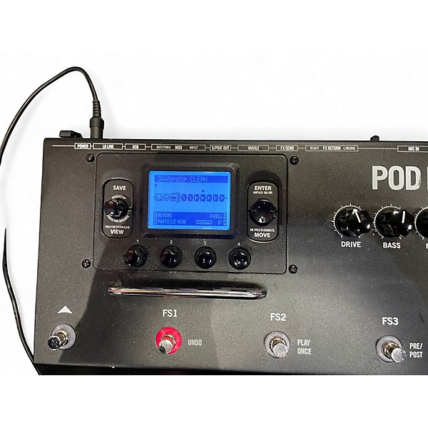 Used Line 6 Pod HD500X Amp Modeler Effect Processor