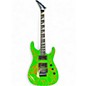 Used Jackson Custom Shop DK 2H FR  Green\Orange Splatter Solid Body Electric Guitar thumbnail