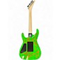 Used Jackson Custom Shop DK 2H FR  Green\Orange Splatter Solid Body Electric Guitar