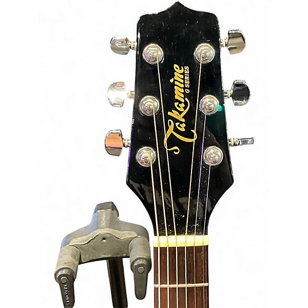Used Takamine EG531SSC Black Acoustic Electric Guitar