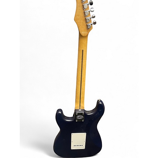 Used Stagg Stratocaster Black Solid Body Electric Guitar