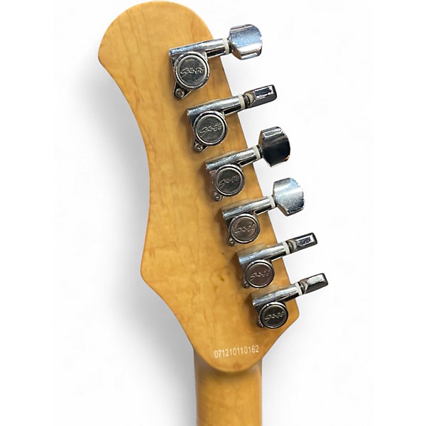 Used Stagg Stratocaster Black Solid Body Electric Guitar