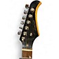 Used Silvertone St Style Black Solid Body Electric Guitar
