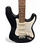 Used Silvertone St Style Black Solid Body Electric Guitar
