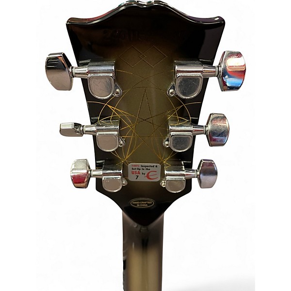 Used Epiphone Les Paul Custom Adam Jones Signature 2 Tone Sunburst Solid Body Electric Guitar
