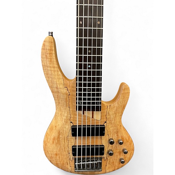 Used ESP Ltd B206SM Spalted Maple Electric Bass Guitar