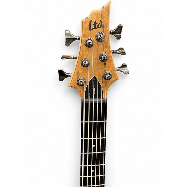 Used ESP Ltd B206SM Spalted Maple Electric Bass Guitar