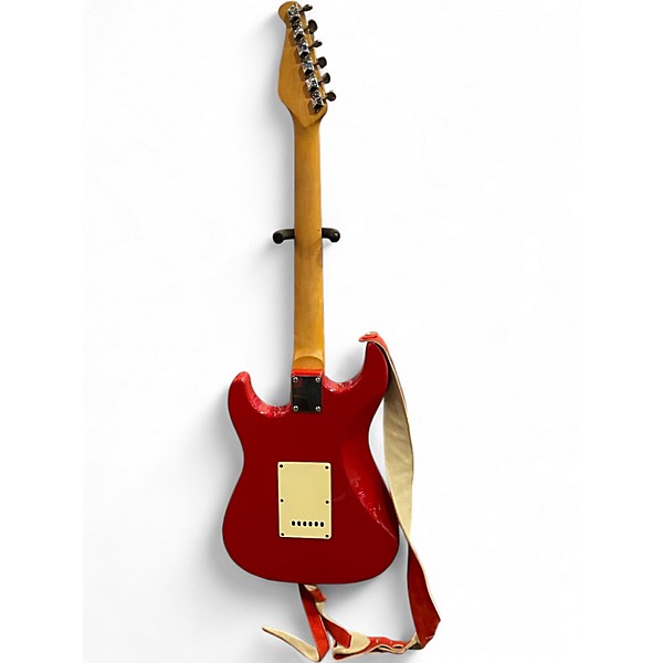 Used Lotus Double Cut Red Solid Body Electric Guitar
