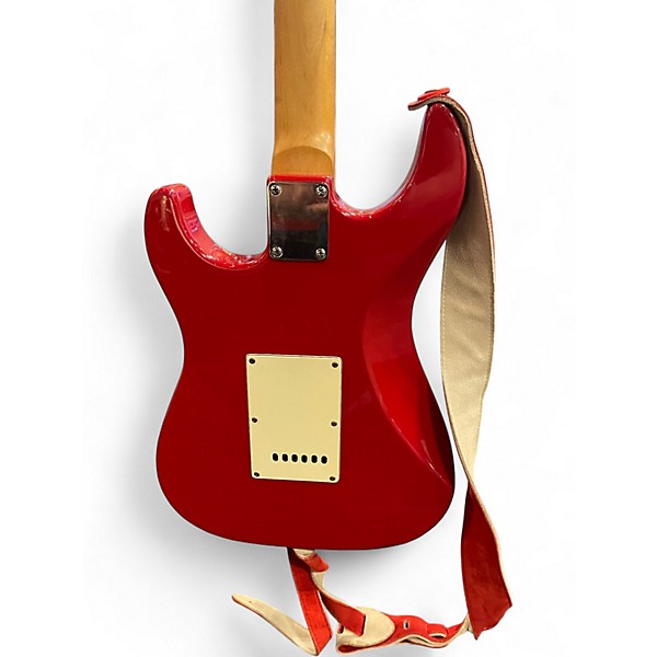 Used Lotus Double Cut Red Solid Body Electric Guitar