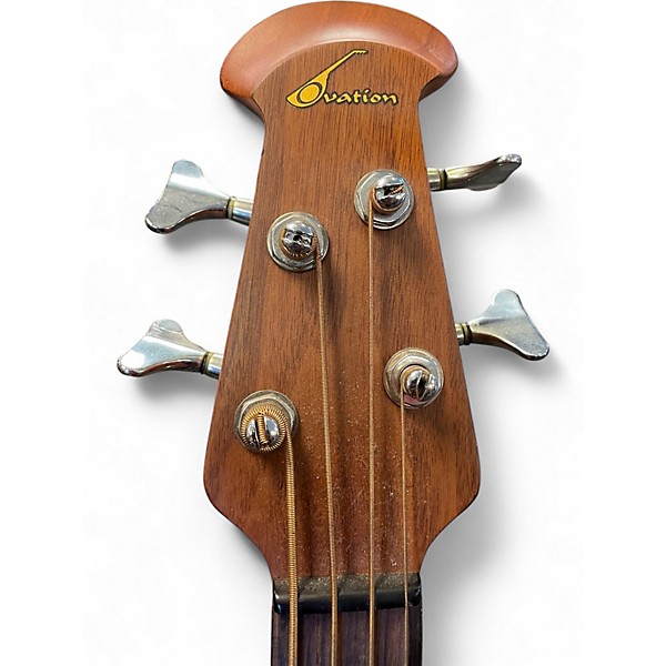 Used Ovation CC74 Natural Acoustic Bass Guitar