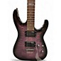 Used ESP MH100QMNT Trans Purple Solid Body Electric Guitar