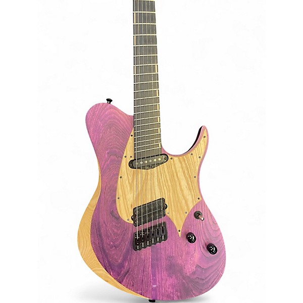 Used Badstroke Fiend Series Leyak Purple Solid Body Electric Guitar