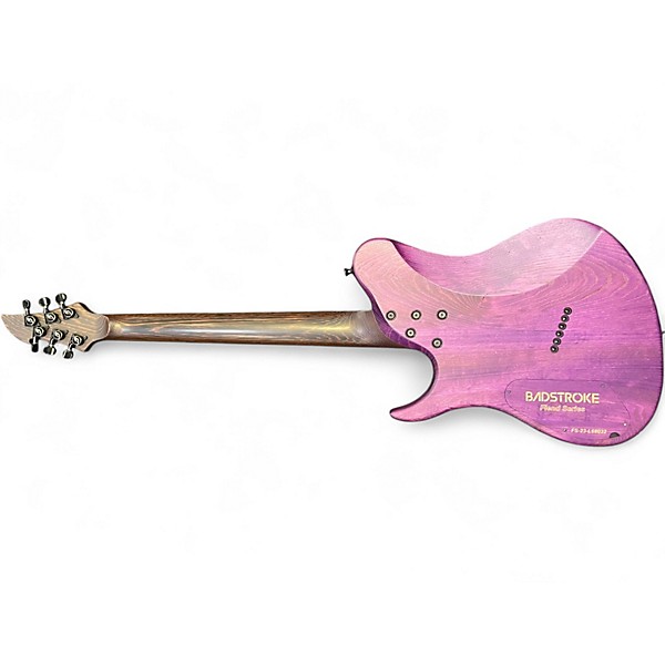 Used Badstroke Fiend Series Leyak Purple Solid Body Electric Guitar