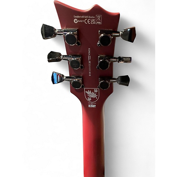 Used ESP LTD Lars Frederiksen Oxblood Satin Solid Body Electric Guitar