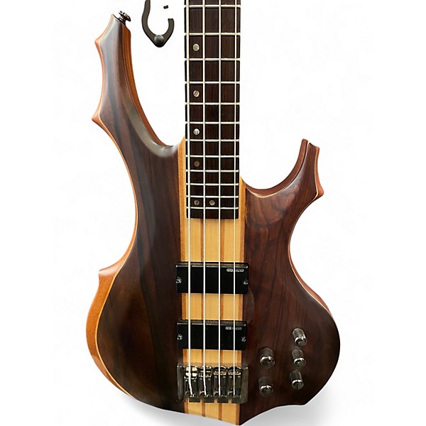 Used ESP LTD F4E Walnut Electric Bass Guitar