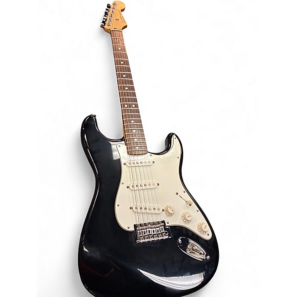 Used Fender stratocaster Black Solid Body Electric Guitar
