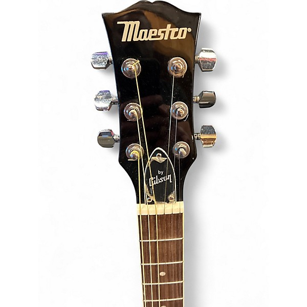 Used Maestro maestro by gibson Natural Acoustic Guitar