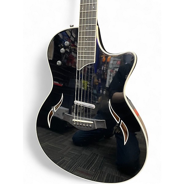 Used Taylor T5S Black Hollow Body Electric Guitar