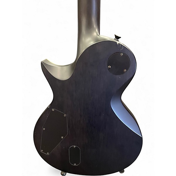 Used ESP LTD EC401QM Charcoal Solid Body Electric Guitar