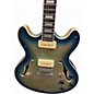 Used D'Angelico Premier Series DC Baltic Blue Silver Burst Hollow Body Electric Guitar